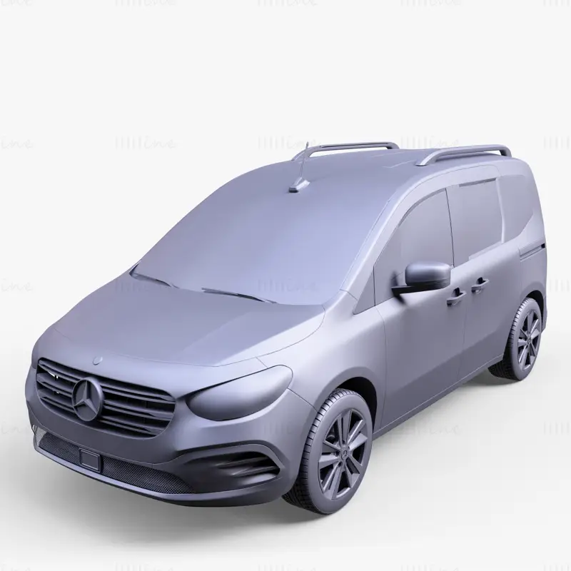 Mercedes Benz T-Klasse Auto 3D-Modell