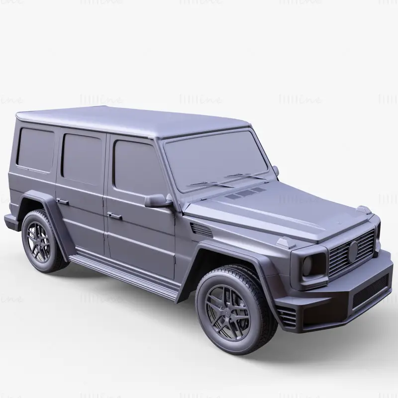 Modelo 3D da classe Mercedes G