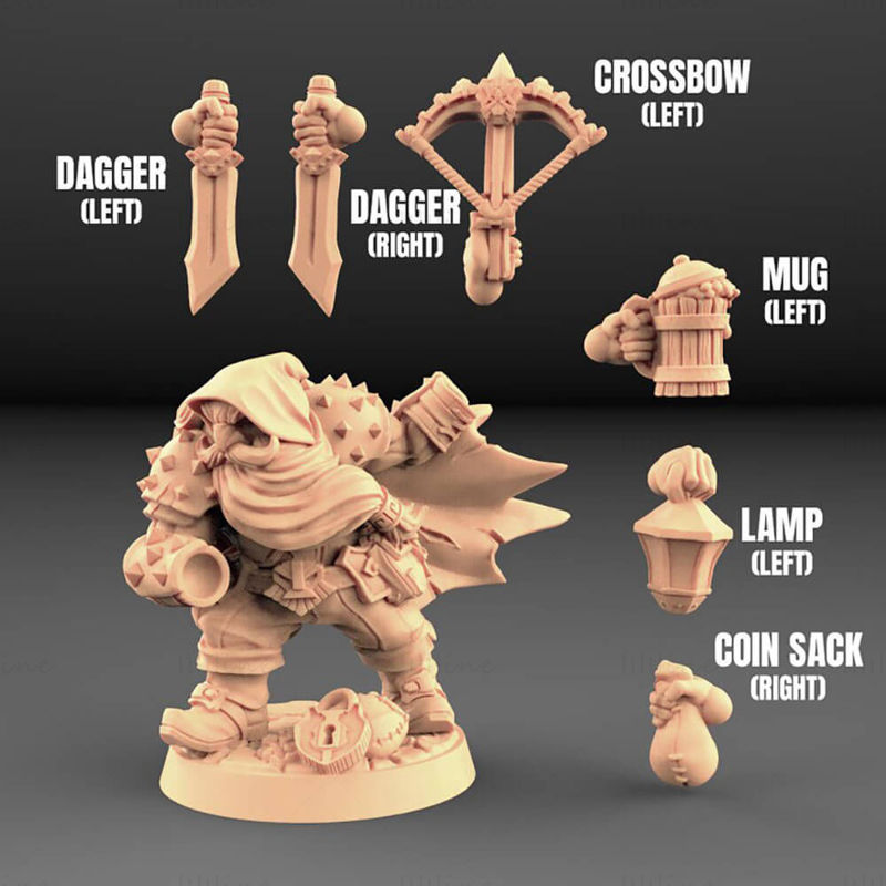 Merrian Silverfinger 3D Printing Model STL