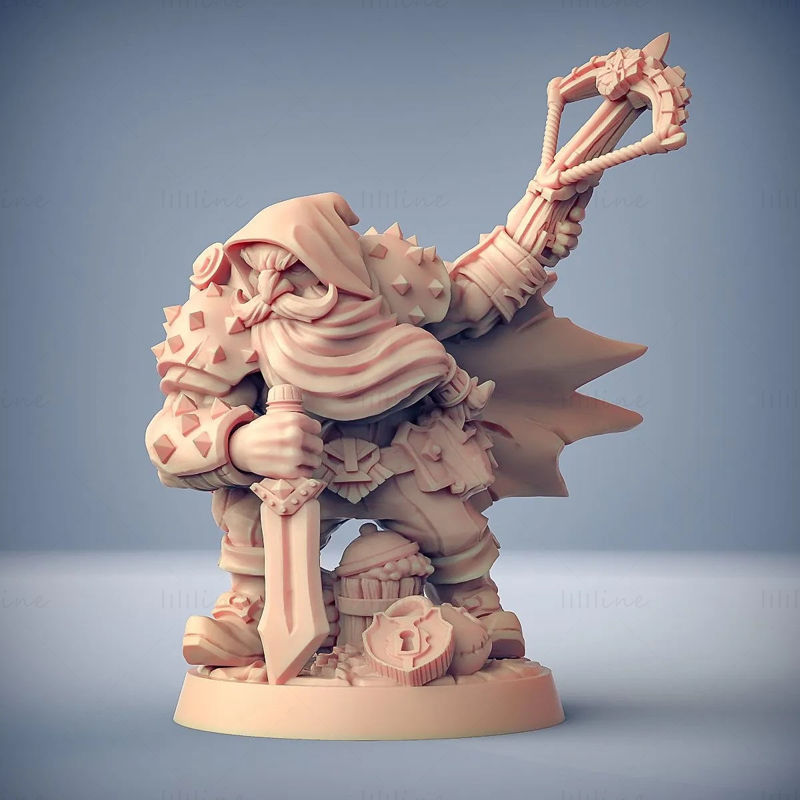 Merrian Silverfinger 3D-printmodel STL