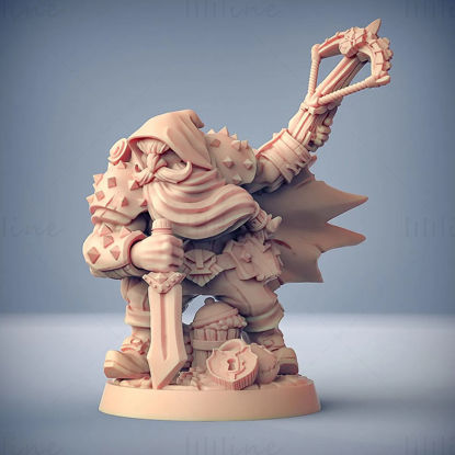 Merrian Silverfinger - Troubles in Taverns 3D Printing Model STL