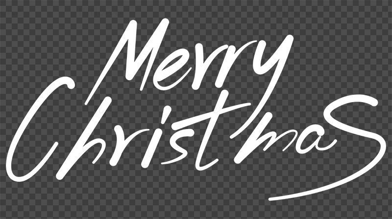 Merry Christmas Text Design Vector and png