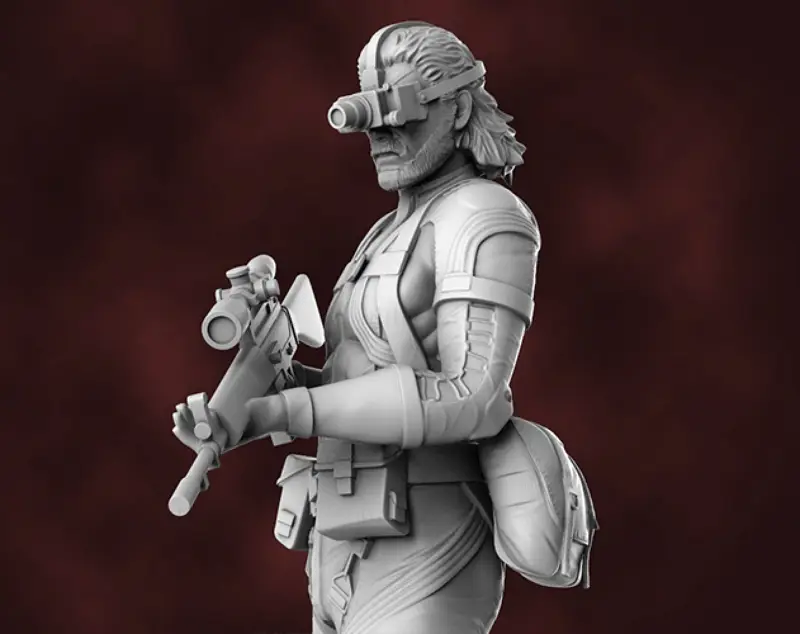 Metal Gear Solid 3D Print Model STL Files for Collectors & Makers