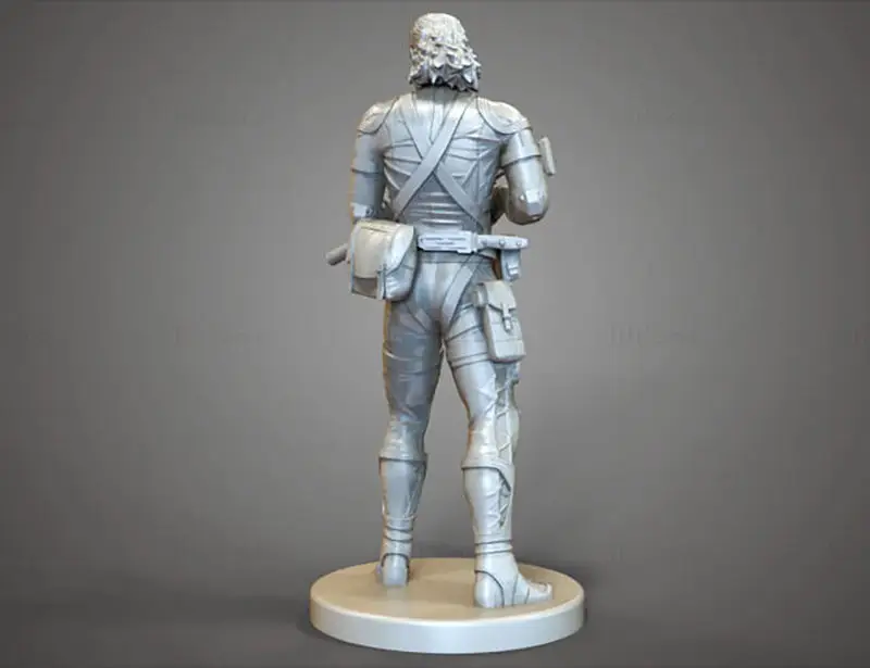 Metal Gear Solid 3D Print Model STL Files for Collectors & Makers