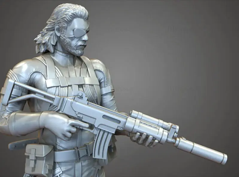 Metal Gear Solid 3D Print Model STL Files for Collectors & Makers