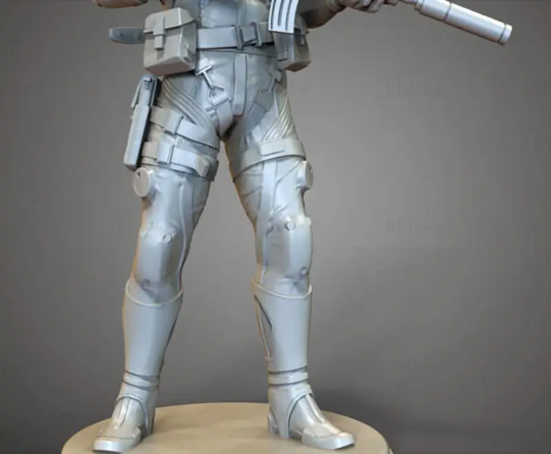 Metal Gear Solid 3D Print Model STL Files for Collectors & Makers