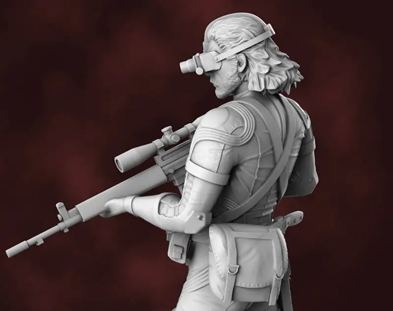 Metal Gear Solid 3D Print Model STL Files for Collectors & Makers