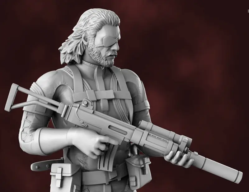 Metal Gear Solid 3D Print Model STL Files for Collectors & Makers