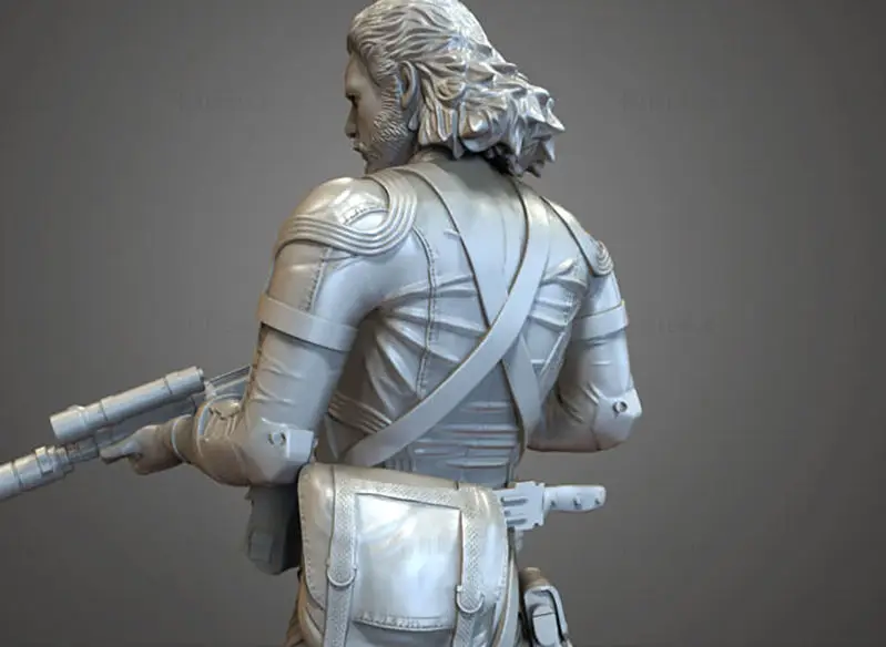 Metal Gear Solid 3D Print Model STL Files for Collectors & Makers
