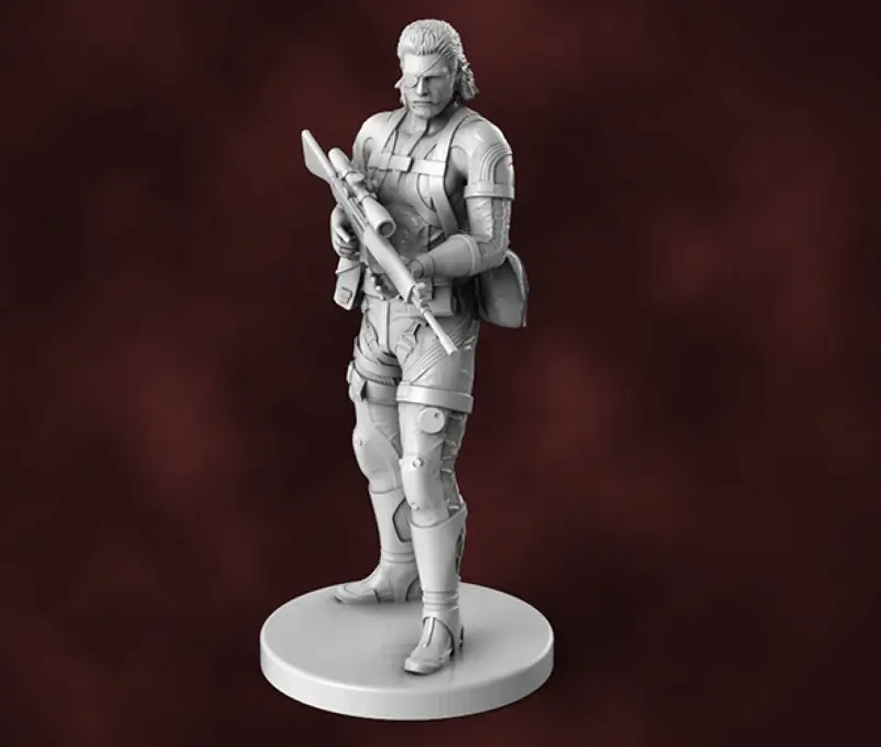 Metal Gear Solid 3D Print Model STL Files for Collectors & Makers