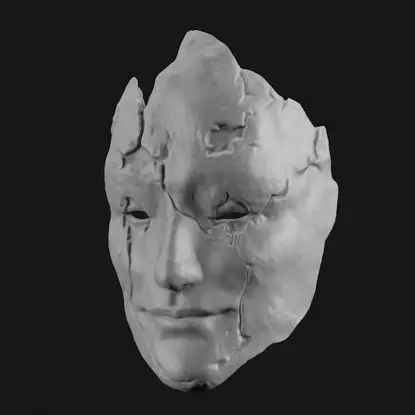 Mi Dao Ren Mask 3D-utskriftsmodell STL