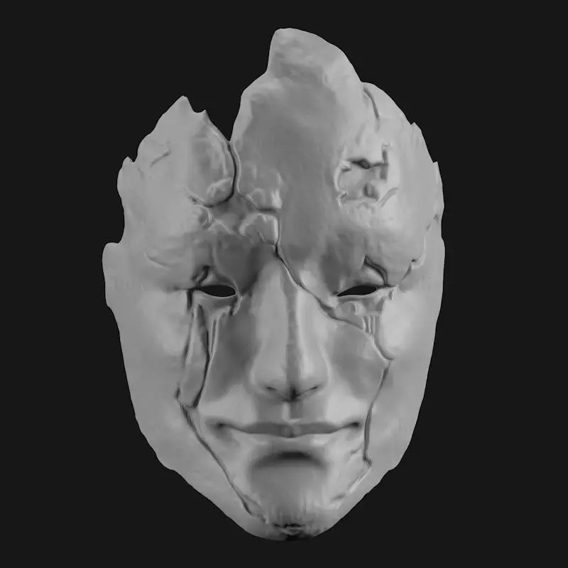 Mi Dao Ren Mask 3D Printing Model STL