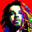 Michael Hutchence INXS Singer Pop Art WPAP Vector