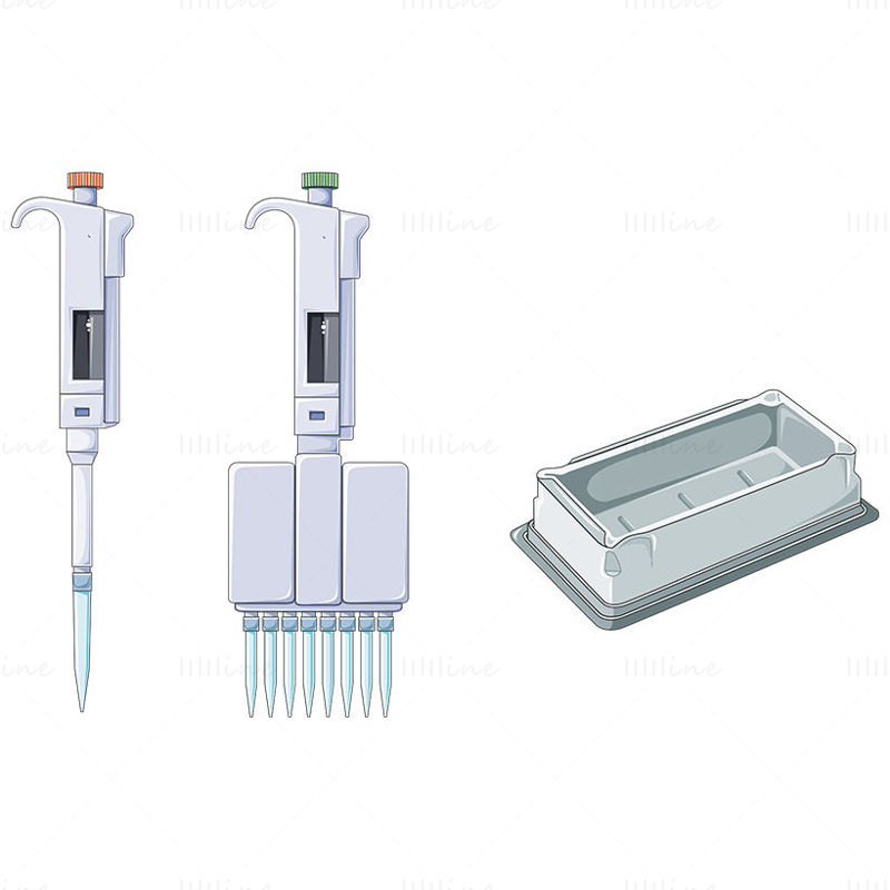 Vektor mikropipet