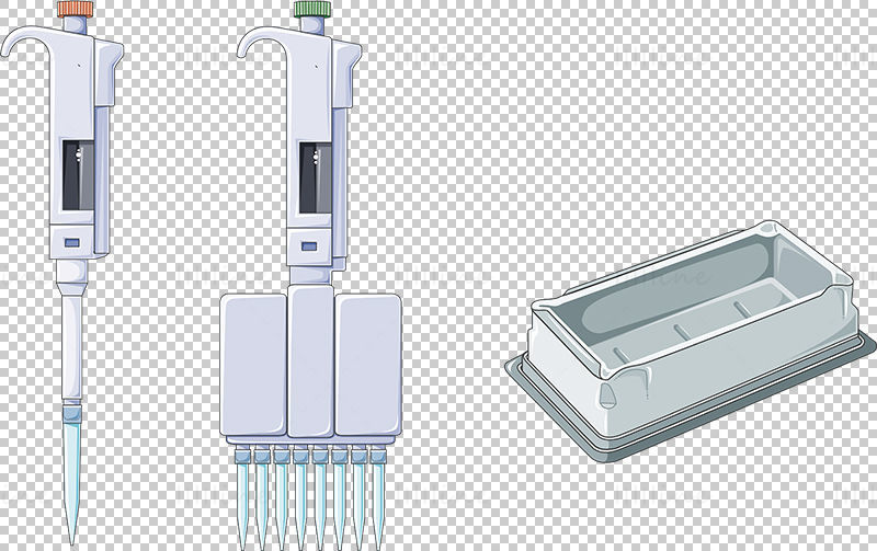 Micropipettes vector