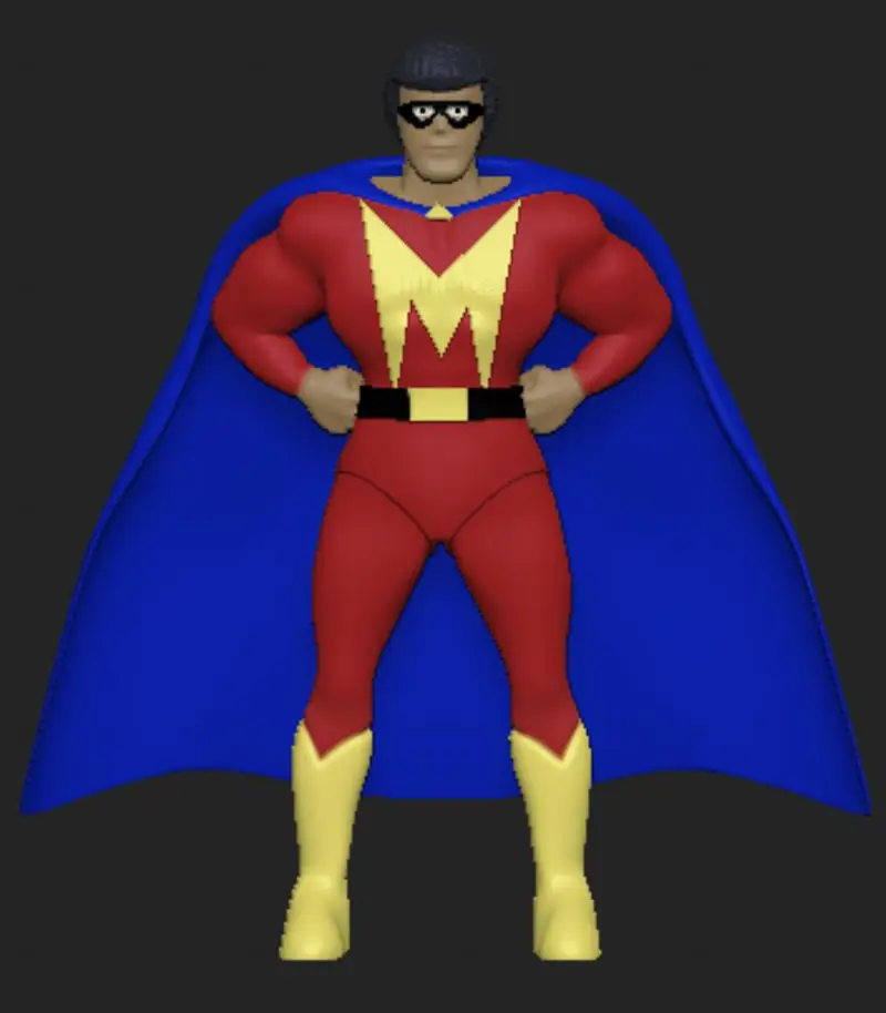 Modelo de impresión 3D de Mighty Man y Yukk STL