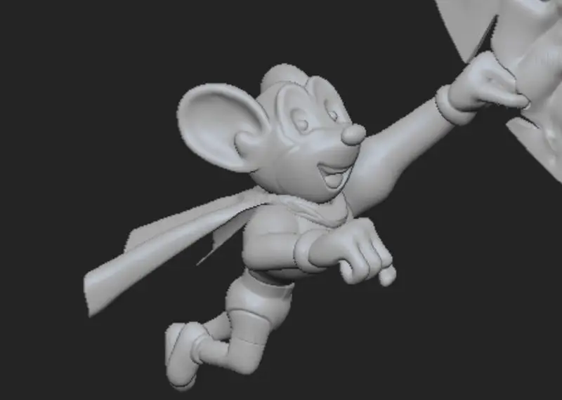 Modelo de impresión 3D de Mighty Mouse STL