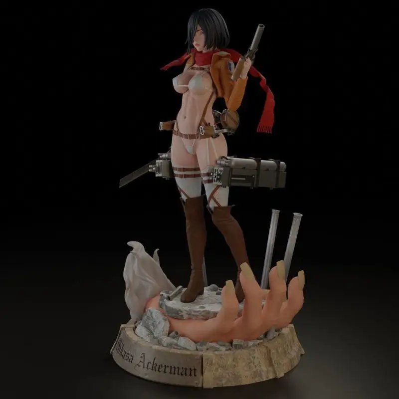 Mikasa Ackerman - Attack on Titan 3D Model Ready to Print STL