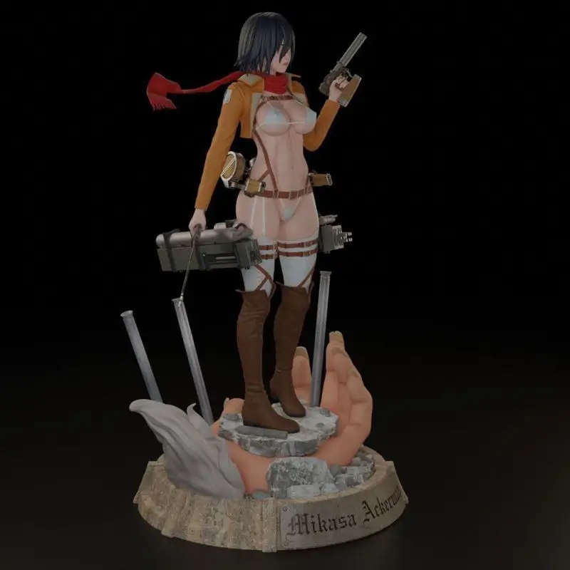 Mikasa Ackerman - Attack on Titan 3D Model Ready to Print STL