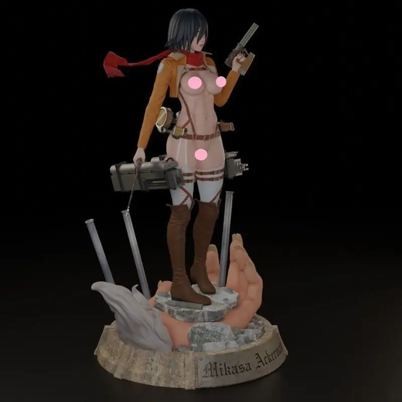 Mikasa Ackerman - Attack on Titan 3D Model Ready to Print STL