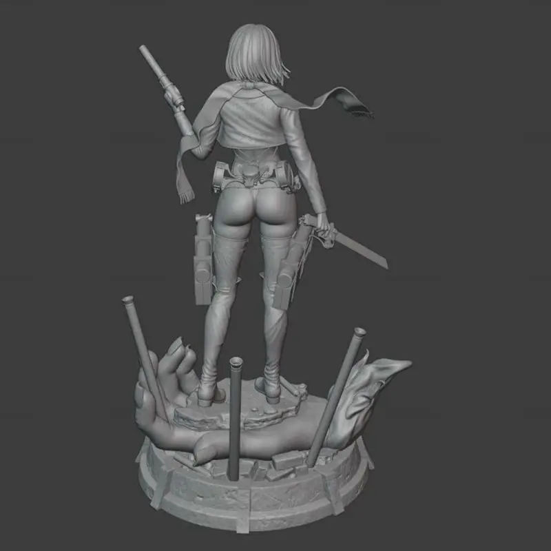 Mikasa Ackerman - Attack on Titan 3D Model Ready to Print STL