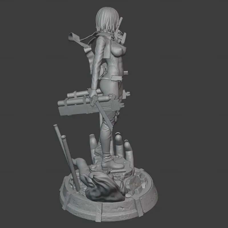 Mikasa Ackerman - Attack on Titan 3D Model Ready to Print STL