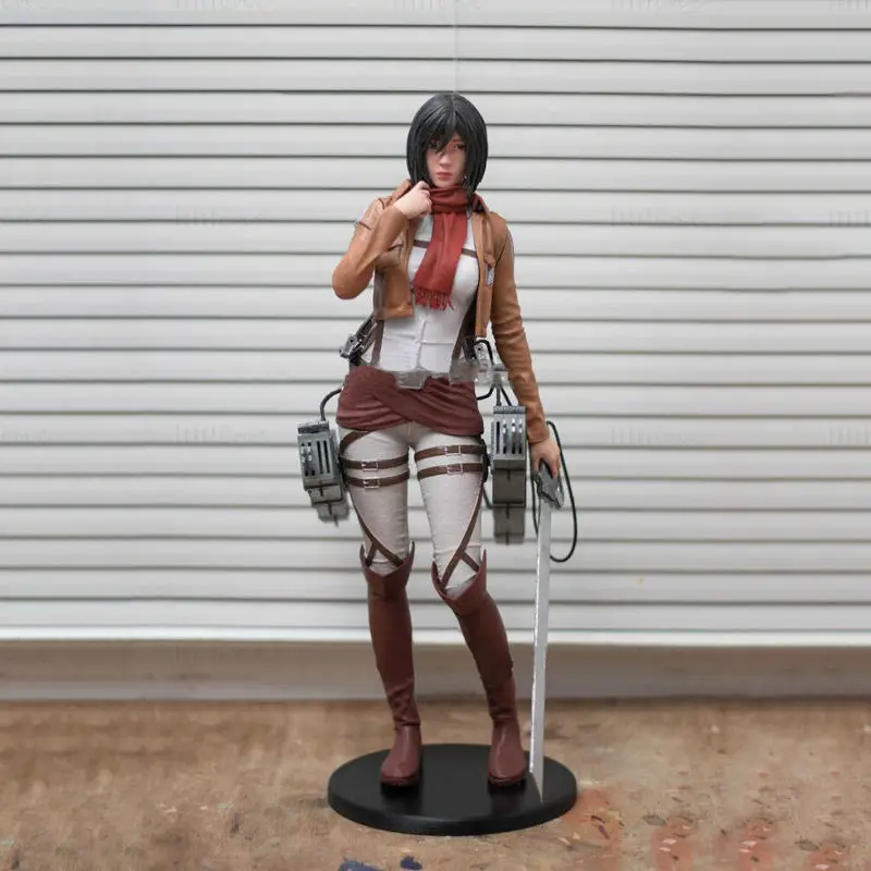 Mikasa Ackerman Attack on Titan 3D Print Model STL