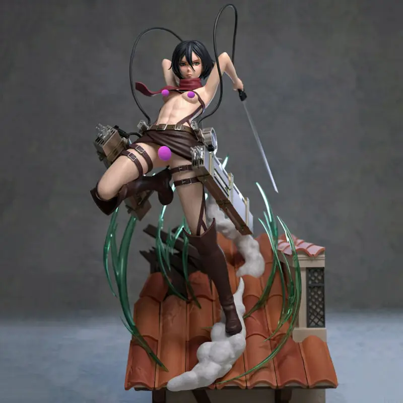 Mikasa Ackerman NSFW 3D 打印模型 STL