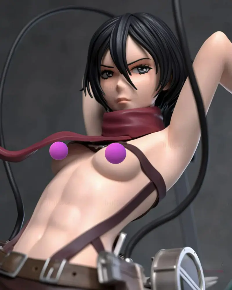 Mikasa Ackerman NSFW 3D 打印模型 STL