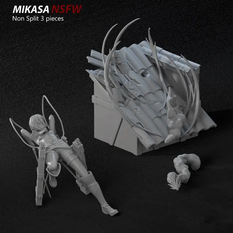 Figuras de Mikasa Ackerman NSFW Modelo de impresión 3D STL