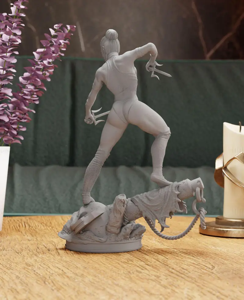 Datoteke STL modela za 3D-tiskanje igre Mortal Kombat za Mileeno