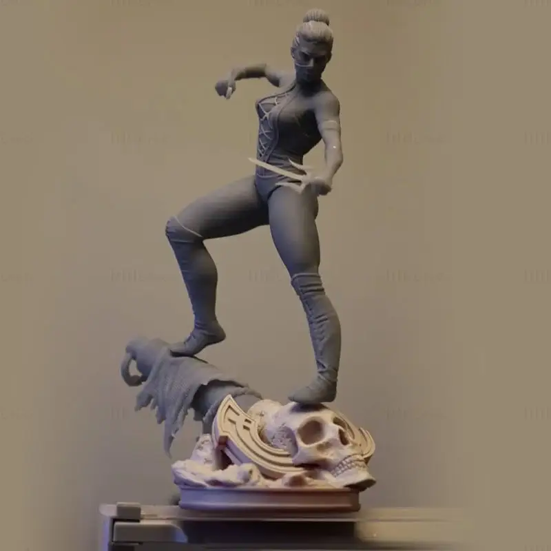 Datoteke STL modela za 3D-tiskanje igre Mortal Kombat za Mileeno