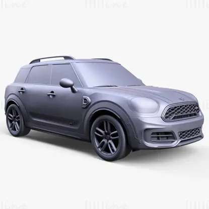 3D модел на автомобил MINI Countryman JCW