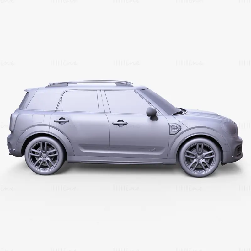 Coche MINI Countryman JCW modelo 3d