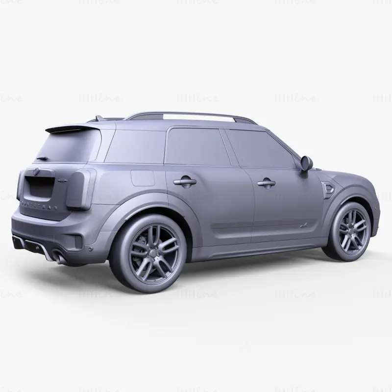 Coche MINI Countryman JCW modelo 3d