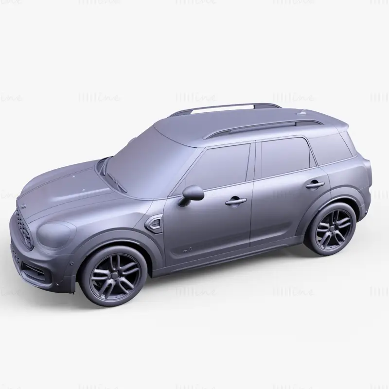 3D model auta MINI Countryman JCW