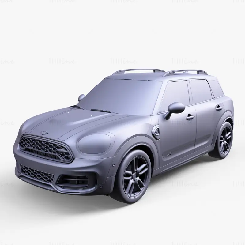 3D модел на автомобил MINI Countryman JCW
