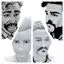 Minimalist Portrait Bust 3D Print Model Collection - Artistic Character Studies