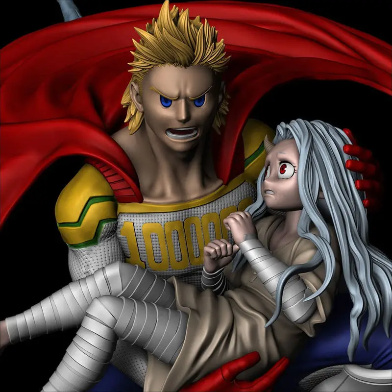 Mirio und Eri – My Hero Academia 3D-Druckmodell STL