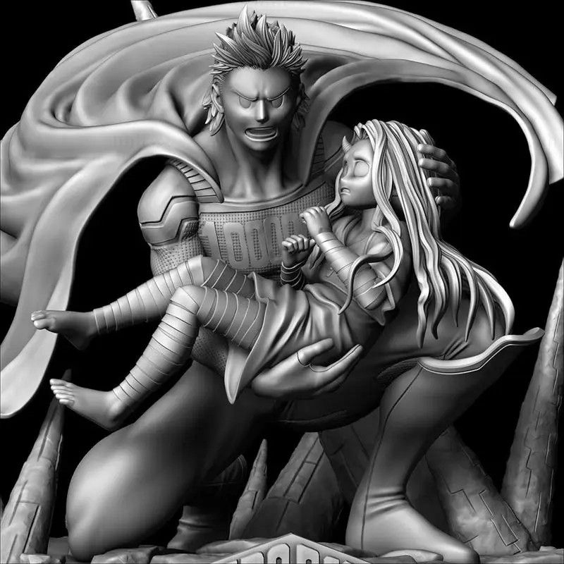 Mirio e Eri - My Hero Academia Modelo de impressão 3D STL