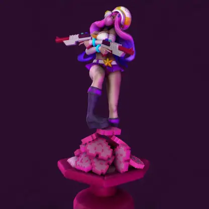 Miss Fortune Arcadia 3D Print Model STL SOUBORY