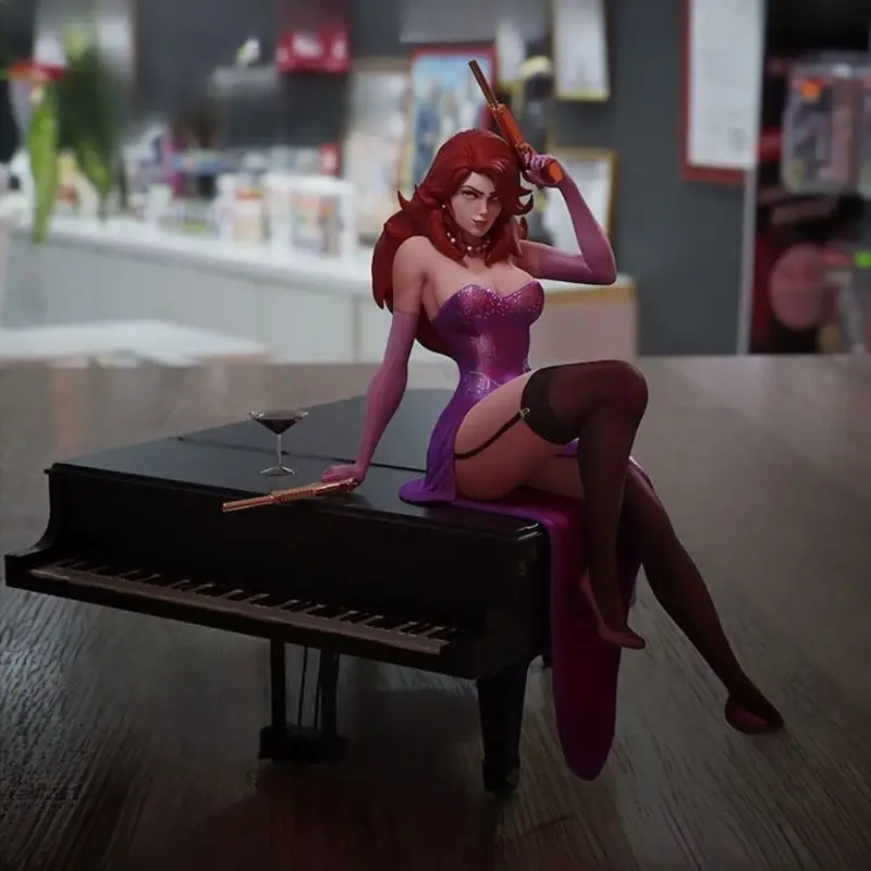 Miss Fortune auf Klavier Figur 3D Druck Modell STL