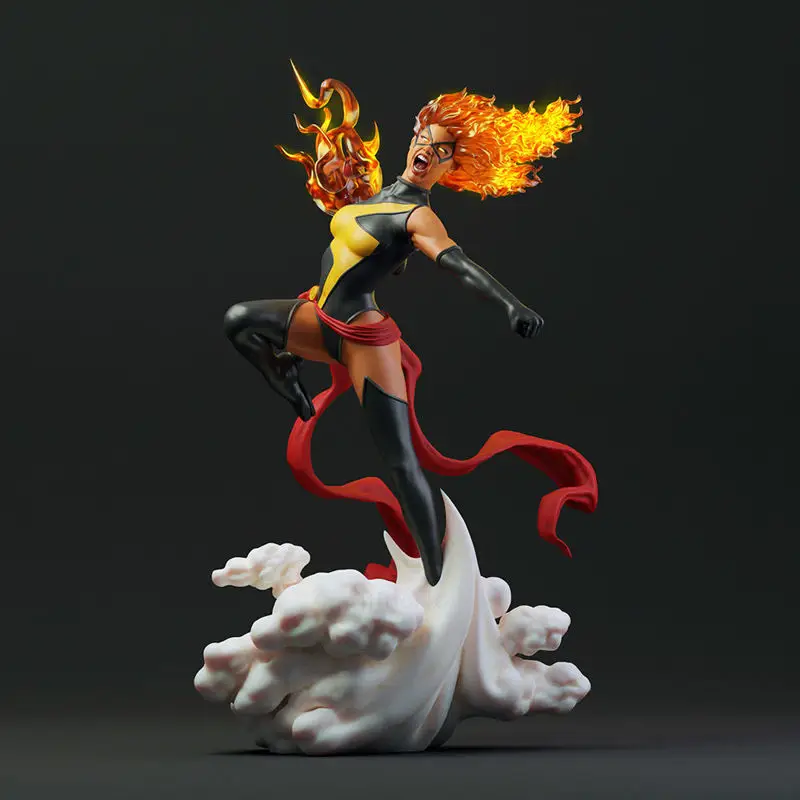 Miss Marvel 3D nyomtatási modell STL