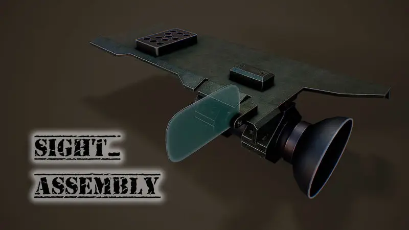 Missile launcher scene 3d model