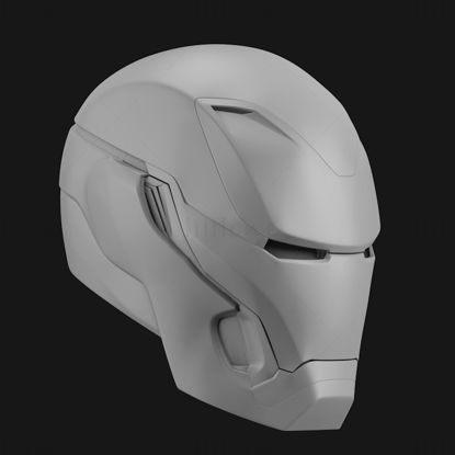 Modèle d'impression 3D du casque MK50