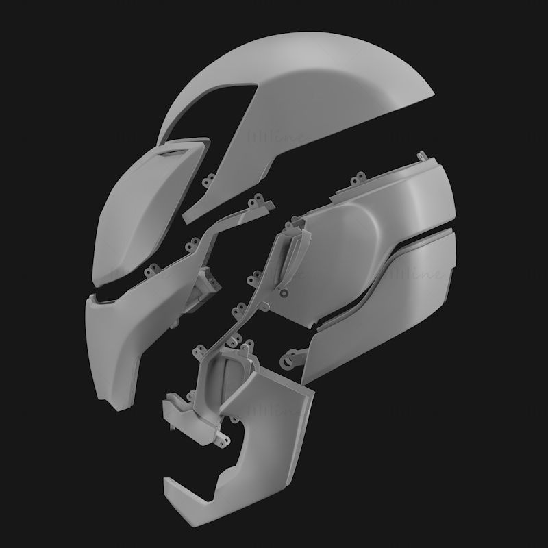 MK50 helmet 3d printing model