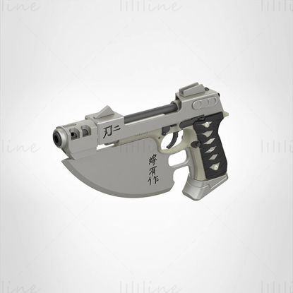 Modified Beretta 92FS from the movie Blade 2 2002 3d print model