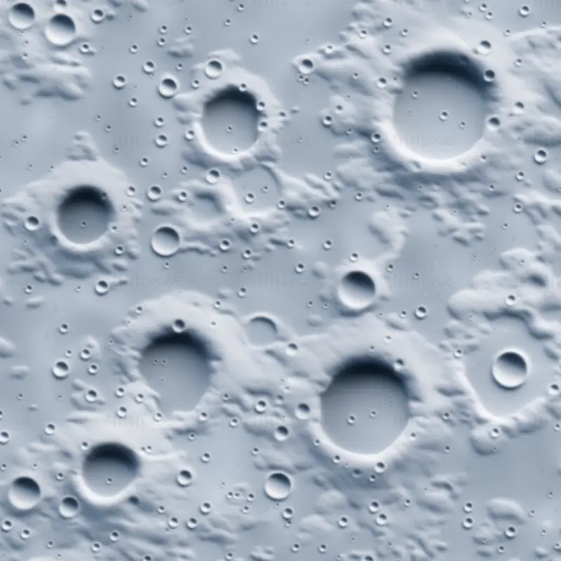Moon Surface Seamless Texture