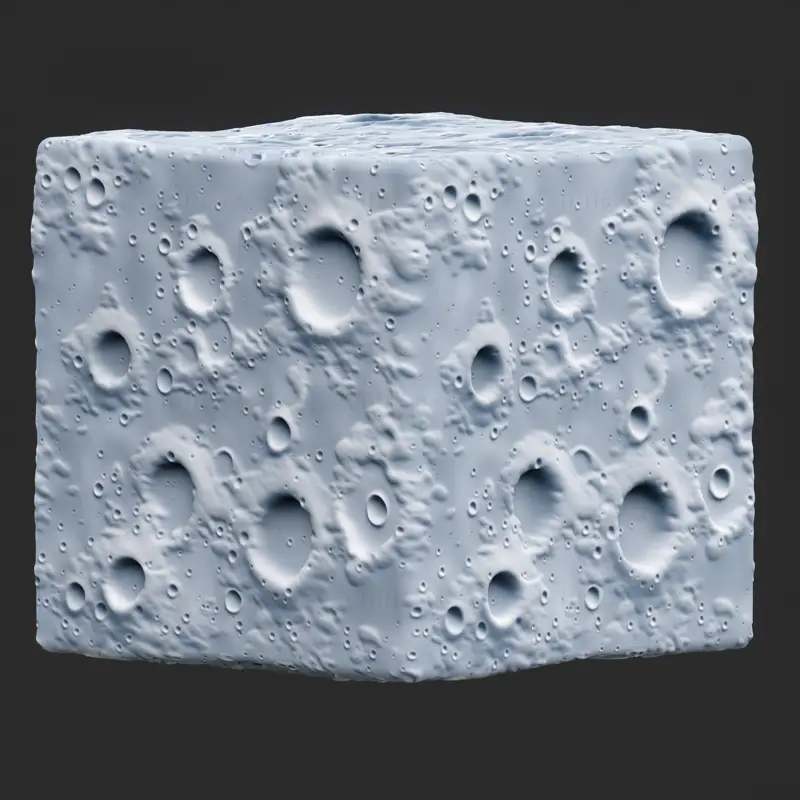 Moon Surface Seamless Texture