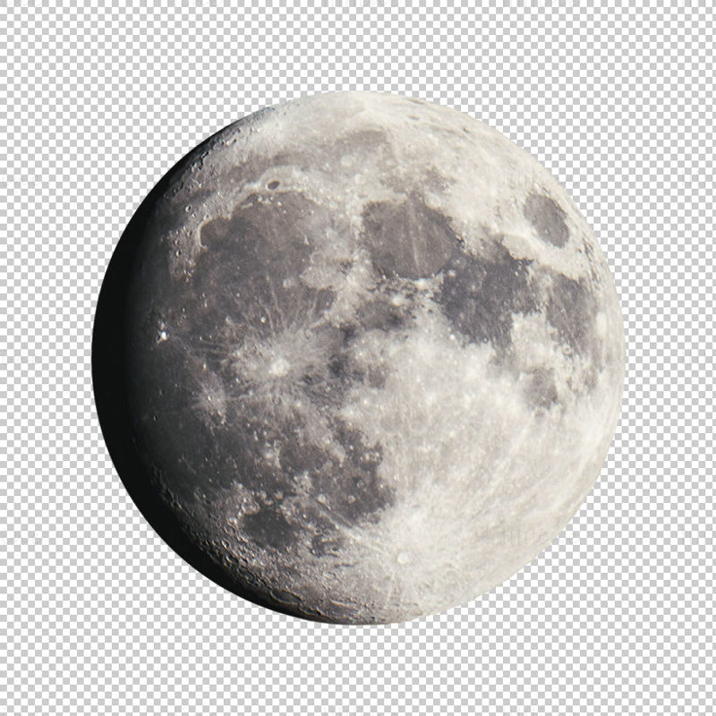 月透過背景png